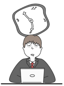 休みボケ